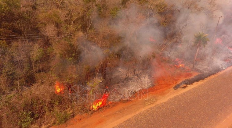 INCENDIO AFECTA UNAS 200 HECTÁREAS DEL PARQUE NACIONAL CERRO CORÁ
